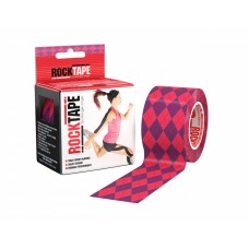 RockTape Кинезиотейп Design / 5см х 5м / розовый узор