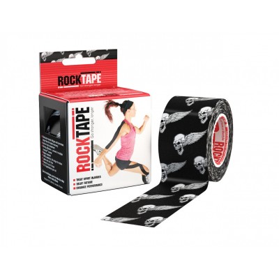 RockTape Кинезиотейп Design / 5см х 5м / череп