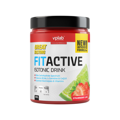 VP ФитАктив Изотоник / 500г / клубника лайм
