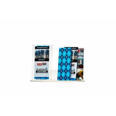 RockTape Кинезиотейп Sample Strips / 5см x 50см / синий узор