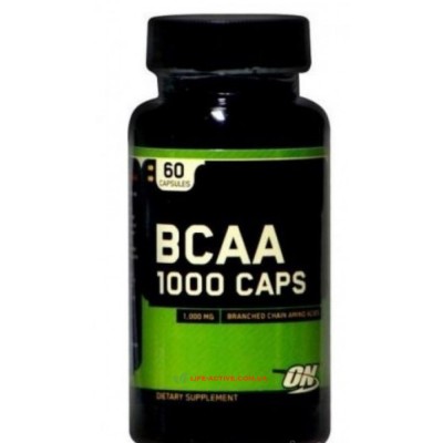 Optimum Nutrition BCAA ON 1000, 60 caps.