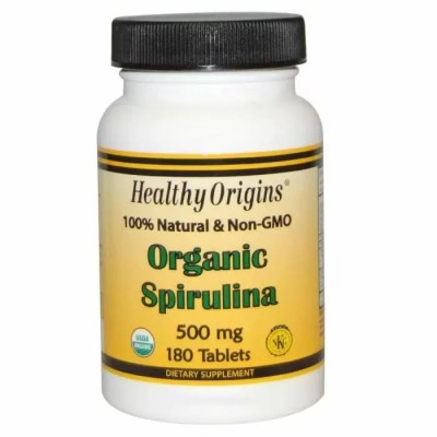 Healthy Origins Spirulina 500mg 180 tabl