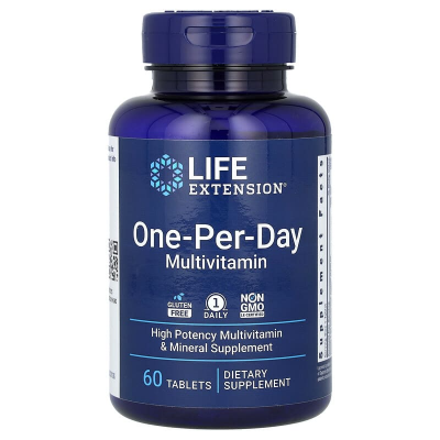 Мультивитаминный комплекс Life Extension One-Per-Day Multivitamin, 60 капс.