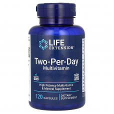 Мультивитаминный комплекс Life Extension Two-Per-Day, 12- табл.