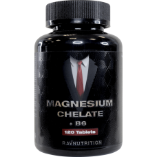 RavNutrition Магний хелат + Витамин Б6, 120 таб.