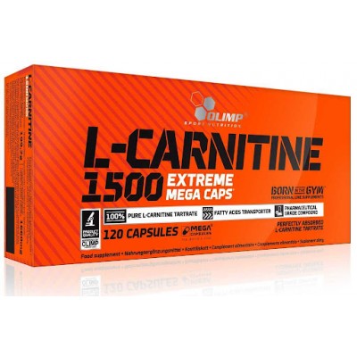 Olimp L-Carnitine 1500 Extreme Mega Caps, 120 капсул