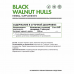 Скорлупа черного ореха NaturalSupp Black Walnut Hulls, 60 капс.