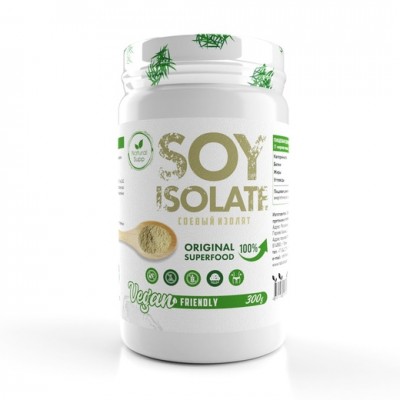 NaturalSupp Soy Protein Isolate (Соевый протеин изолят), без вкуса, 300 гр.