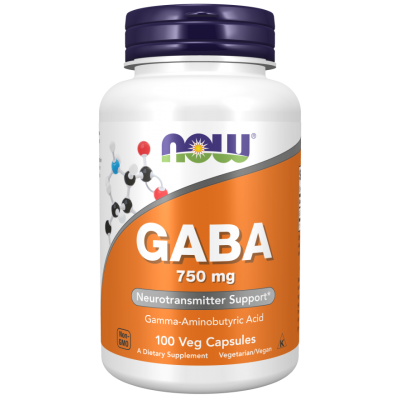 ГАБА Now Foods GABA, 750 мг, 100 капс.