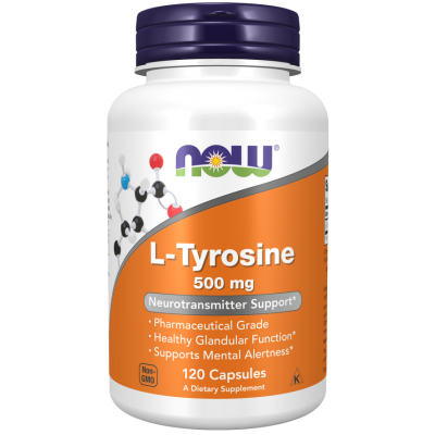 Л-Тирозин Now Foods L-Tyrosine, 120 капс.