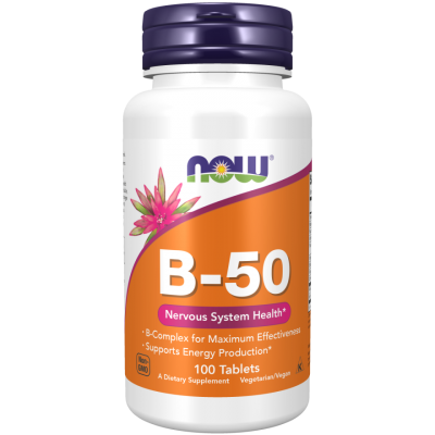 Комплекс B-50 Now Foods, 100 табл.