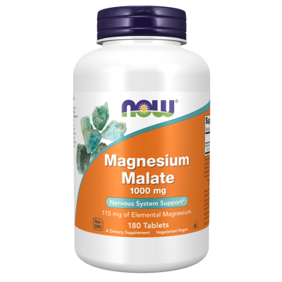 Магний Малат Now Foods Magnesium Malate, 180 капс.
