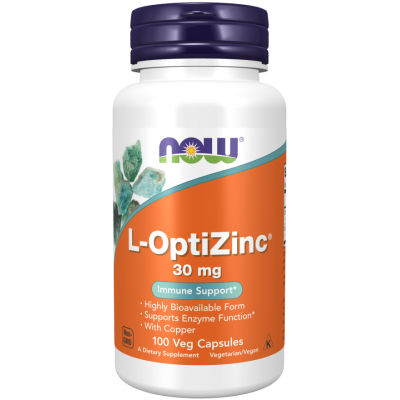 L-Оптицинк Now Foods L-OptiZinc, 100 капс.