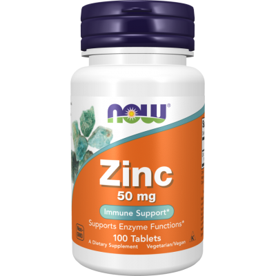 Глюконат цинка Now Foods Zinc Glukonate 50 мг, 100 табл.