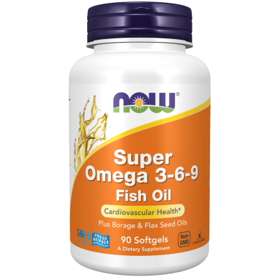 Супер Омега 3-6-9 Now Foods Super Omega 3-6-9, 90 капс.
