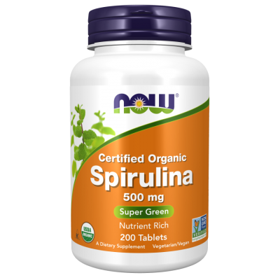 Спирулина Now Foods Org Spirulina, 200 табл.