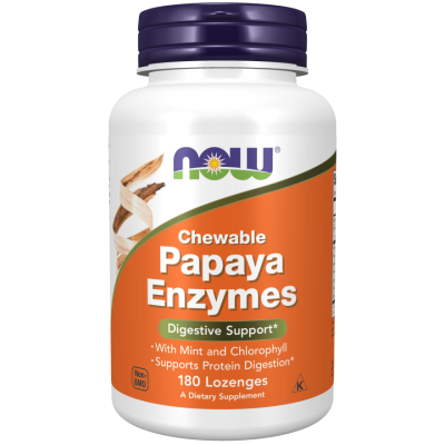 Папаин Now Foods Papaya Enzyme Chewable, 180 табл.