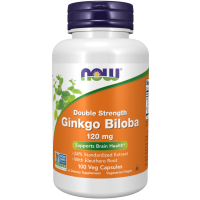 Гинкго Билоба Now Foods Ginkgo Biloba, 100 капс.