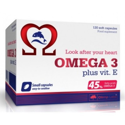 Olimp Omega-3 plus vit.E(45%),500mg,120 капс