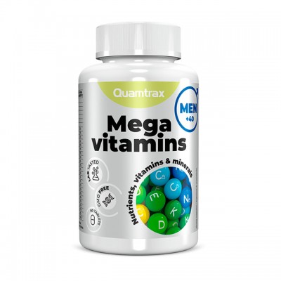 Quamtrax Mega Vitamins for Men 60 таб (23 витаминов и минералов)
