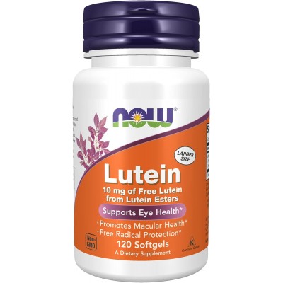 Now Foods Lutein 10 мг/капс, 60 капсул