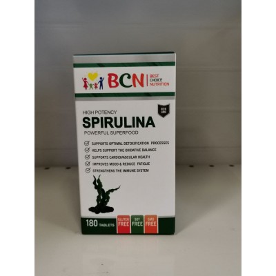 BCN Spirulina (Спирулина), 3000 мг, 180 таб
