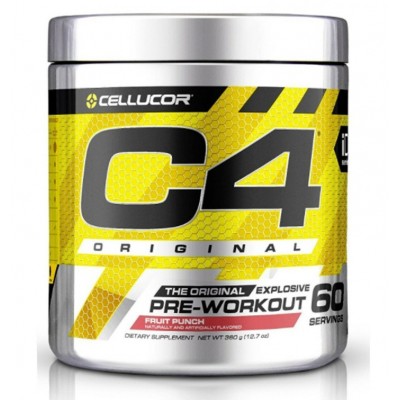 Предтренировочный комплекс Cellucor C4 Pre-Workout Original, 60 порций (390 гр)