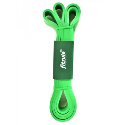 FitRule Резинка для фитнеса (эспандер)  (1000см х 4,5см) Зеленая 40кг